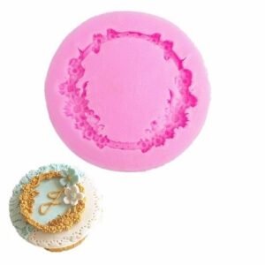 Circular Wreath Silicone Fondant Cake Mold