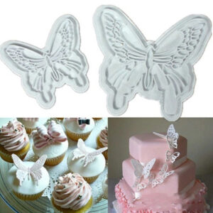 Butterfly Fondant Cake Cutter 2Pcs Set
