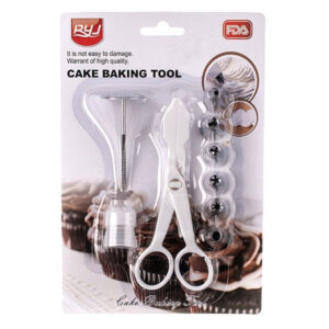 Scissor Flower Nail With 6Pcs Nozzles & Coupler