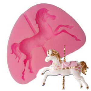 Carousel Horse Silicone Fondant & Chocolate Mold