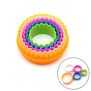 Colorful Cookie Cutter Round 5Pcs Set
