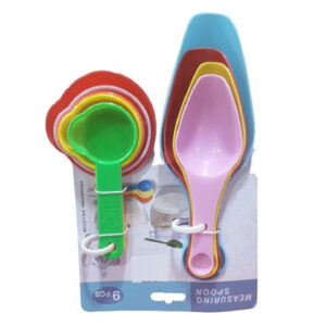 Measuring Spoon 9Pcs Set Plastic Colorful