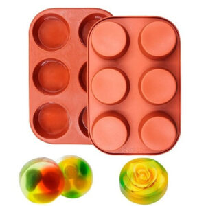 Silicone Muffin Cupcake Baking Tray 6 Cavity