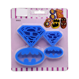 Batman & Superman Super Hero Cookie Cutter