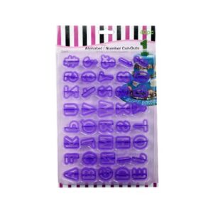 Alphabet Symbol & Number Cutter Set