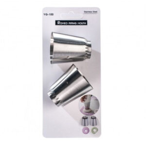 Cookie & Dessert Making Nozzle Steel 2Pcs Set
