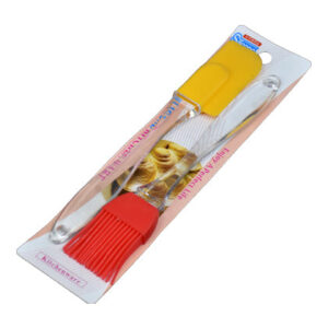 Silicone Spatula & Brush Set Plastic Handle