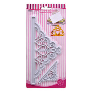 Crown Fondant & Cookie Cutter 2Pcs Set