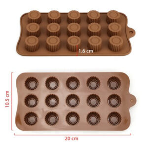 Flower Round Shape Pudding Chocolate Mold