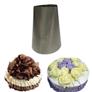 127D Large Size Flower Petal Icing Nozzle Stainless Steel