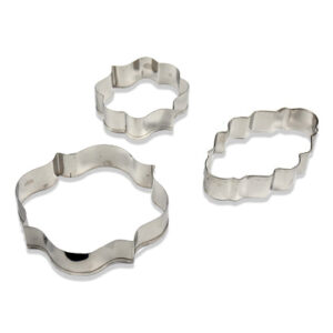 Vintage Cookie Cutter Steel 3Pcs Set