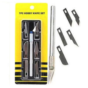 7PCS Hobby Knife Set Stainless Steel