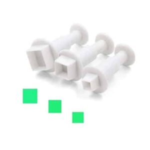 Square Shape Plastic Plunger 3 pcs Set