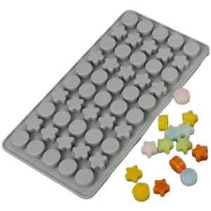 Star & Circle Silicone Chocolate Mold 50 Cavity