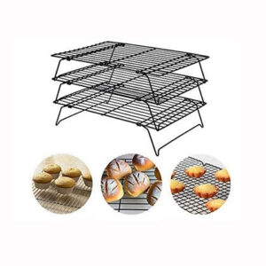 3 Tier Cooling Rack For Cookies Cake Non Stick