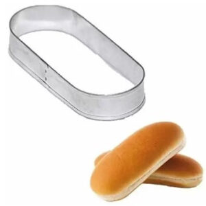 Hot Dog Tin Burger Ring Silver
