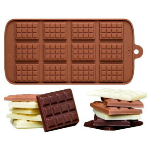 12 Cells Silicone Chocolate Block Mold