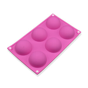 Silicone Ball Shaped Mold 6 Cavity