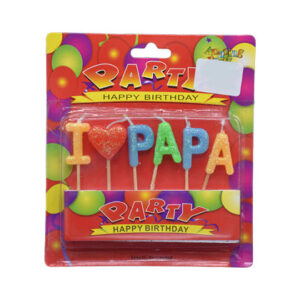 I love Papa Cake Candles