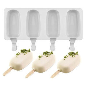 Large Size Popsicle Mold Silicone 4 Cavity