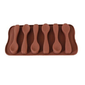Spoon Silicone Chocolate Mold 6 Cavity