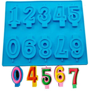 0 To 9 Stylish Numbers Silicone Lollipop