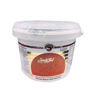 Caramel Flavored Silvery Pastry Jelly 5 Kg