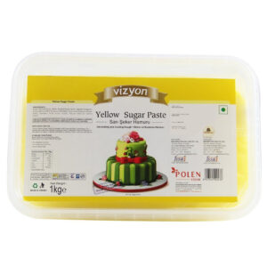 Vizyon Yellow Fondant Sugar Paste 1KG