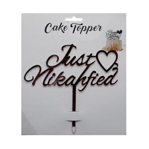 Just Nikkahfied Cake Topper