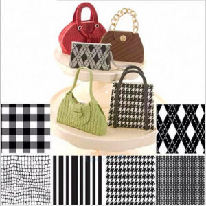 Fabric Texture Sheet Plastic 6Pcs Set