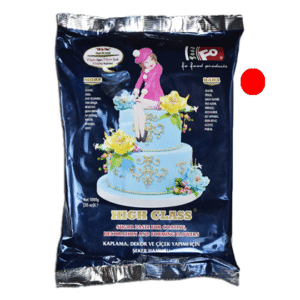 Fo Red High Class Fondant Sugar Paste 1Kg Pack