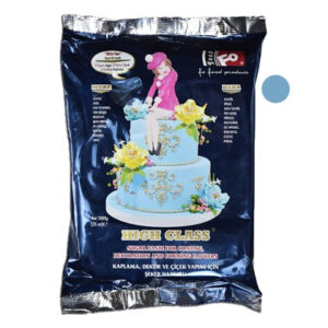Fo Baby Blue High Class Fondant Sugar Paste 1Kg Pack