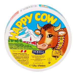 Happy Cow Processed Cheese, 8 Portion 120g