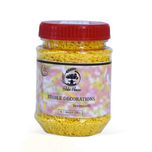 Edible Sugar Vermicelli Yellow Color 200G