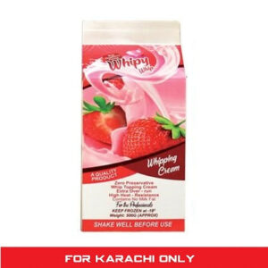 Whipy Whip Whipping Cream Strawberry Flavour 500g