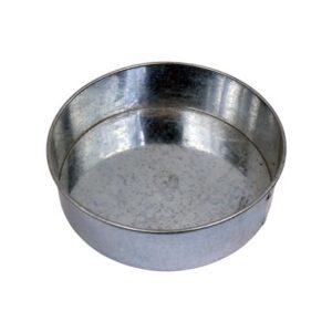 Round Cake Mold Silver 6 x 6 Inch